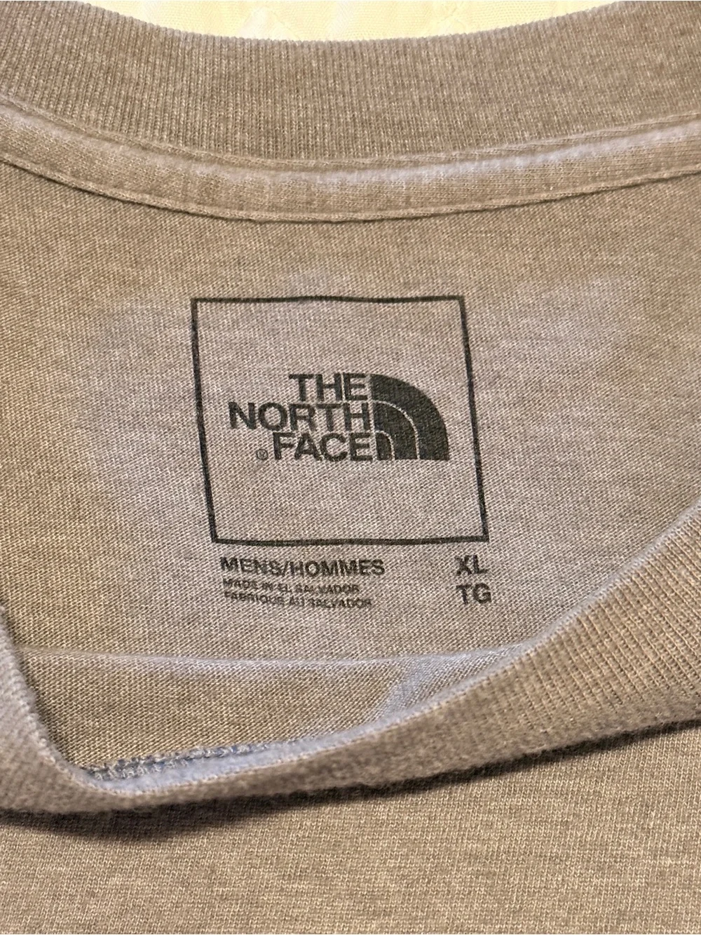 The North Face Gray Short Sleeve Logo Tee